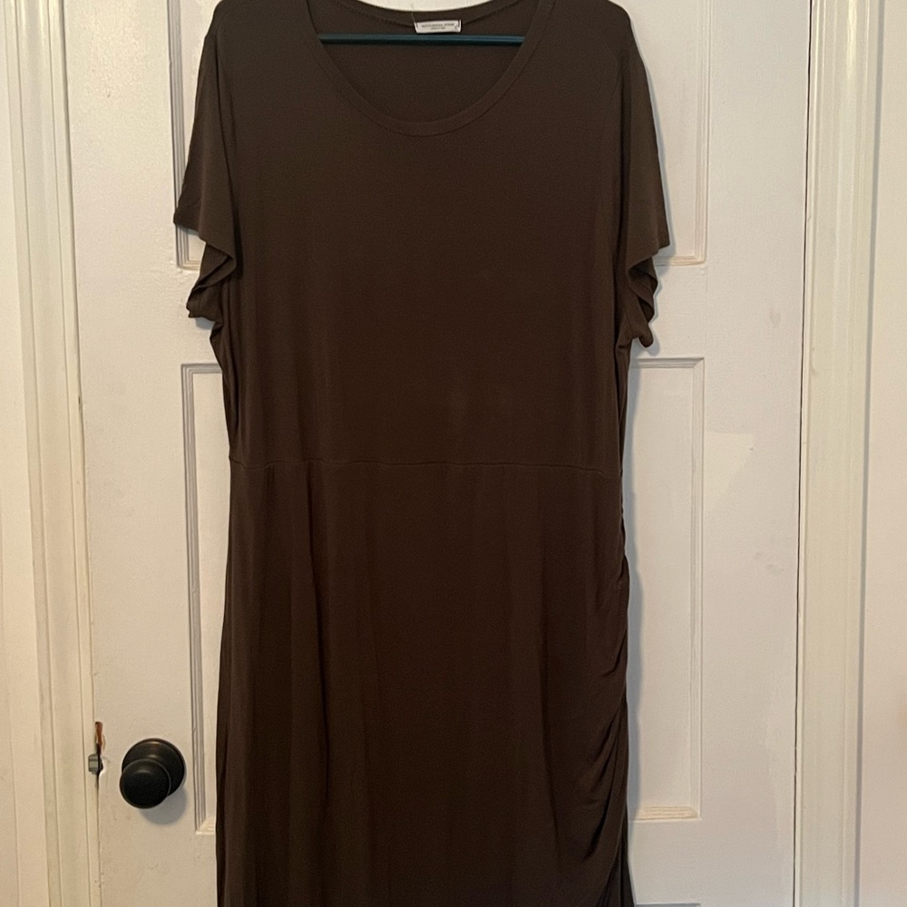 **3 for $6**Chic Soul Brown Midi Dress